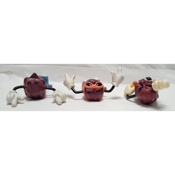 Lot of 3 Vintage 1988 Applause California Raisins Wind-Up Plastic Figures-Lot C - Picture 6 of 7